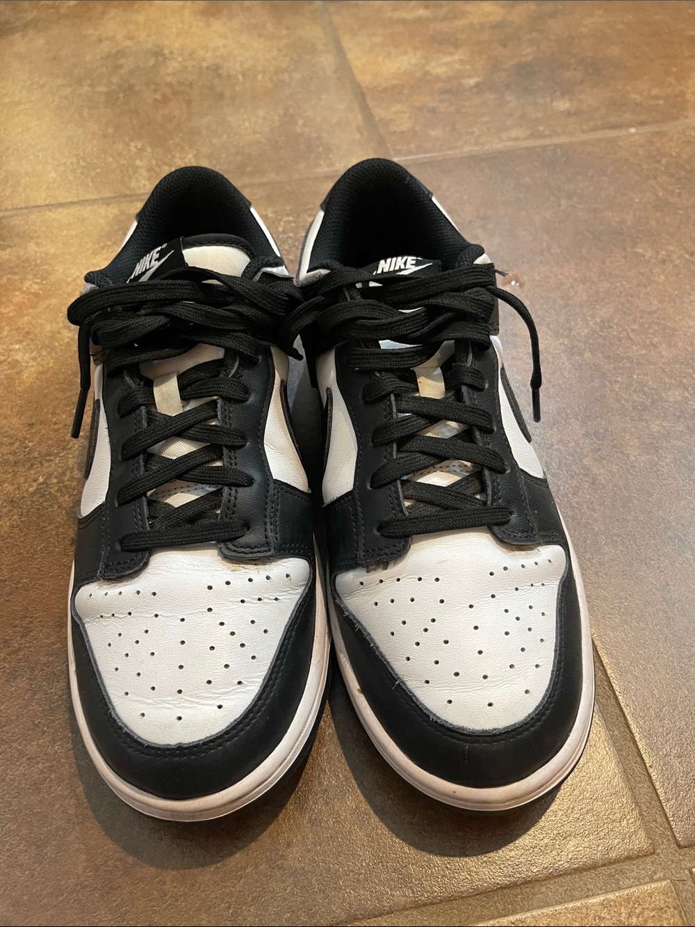 Nike Black and White Low-Top Sneakers